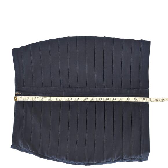 Express Dark Indigo Blue High-Waist Bandage Bodycon Pencil Skirt - Size 6 - NWT - Picture 12 of 14